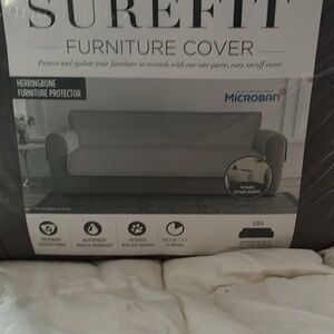 Sure fit coach cover chocolate brown
